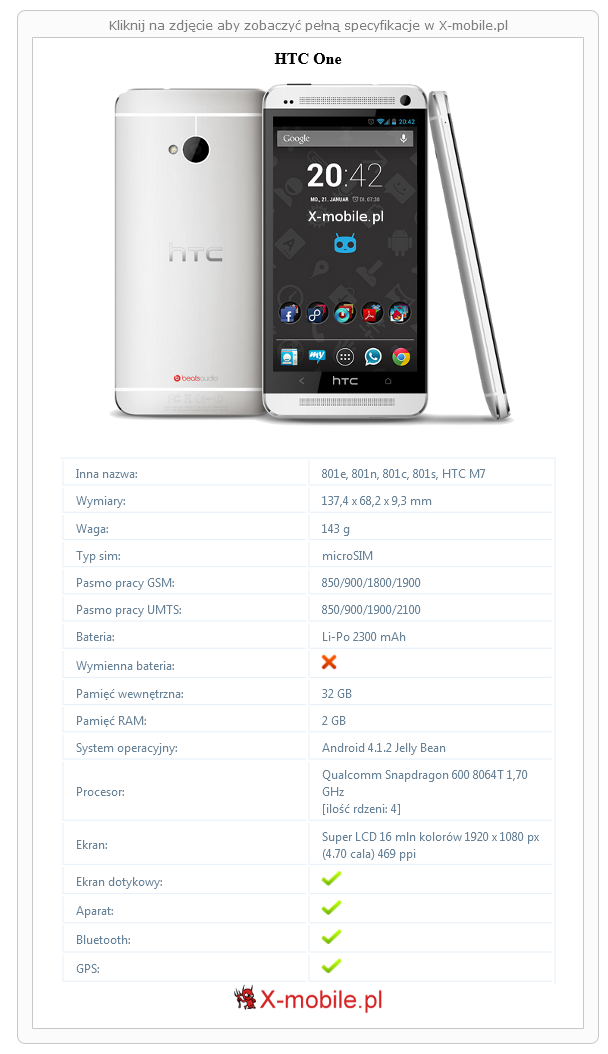 HTC One Allegro, OLX